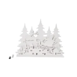 PURE DAY LED-Deko-Objekt XXL-Weihnachtssilhouette Weiß