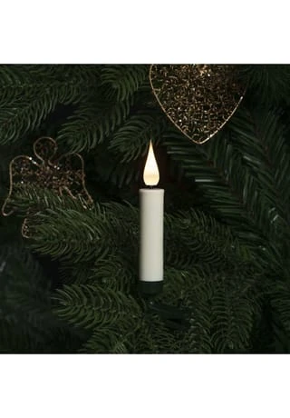 PURE DAY LED-Baumbeleuchtung Kerzen Weiß 4 PURE DAY LED-Baumbeleuchtung Kerzen Weiß – Bild 2