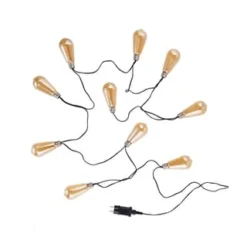 BUTLERS® BULB LIGHTS LED Lichterkette Mit Naturseil 10 Lichter Und Stecker
