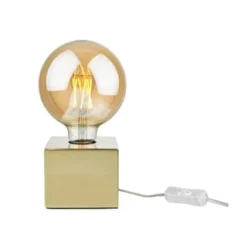 BUTLERS® STILO Tischleuchte Quadratisch 10x10cm Gold