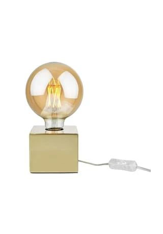 BUTLERS® STILO Tischleuchte Quadratisch 10x10cm Gold 3 BUTLERS® STILO Tischleuchte Quadratisch 10x10cm Gold