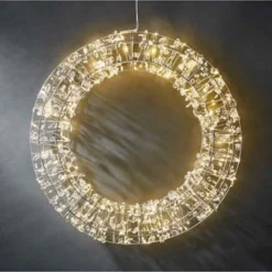 BUTLERS® MON BIJOU LED Lichterkranz Mit Stecker Ø45cm Silber -LAURA Innenleuchten & WeinVerkaufsladen unnamed file 332