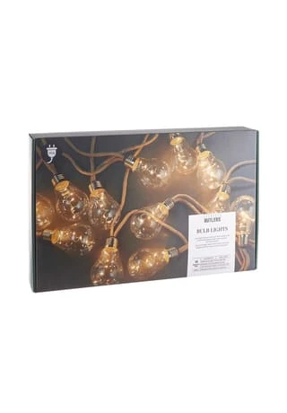 BUTLERS® BULB LIGHTS LED Lichterkette Mit Naturseil 15 Lichter Und Stecker 6 BUTLERS® BULB LIGHTS LED Lichterkette Mit Naturseil 15 Lichter Und Stecker – Bild 4