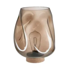 BUTLERS® LIGHT ART Lichtglas Batteriebetrieben Höhe 27cm Bronze -LAURA Innenleuchten & WeinVerkaufsladen unnamed file 357