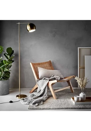 BUTLERS® LUMINAIRE Stehlampe Gold 4 BUTLERS® LUMINAIRE Stehlampe Gold – Bild 2