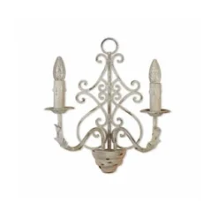 LOBERON Wandlampe Fien Creme Creme