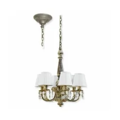 LOBERON Leuchter Poubeau Creme Creme