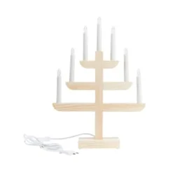 PURE DAY LED-Kerzenhalter Nordic Beige