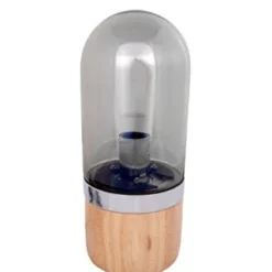 Kayoom Standleuchten Tischlampe Malbi 500 Grau / Holz Grau / Holz