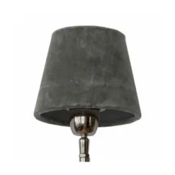 LOBERON Lampenschirm Mitters Grau Grau