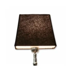 LOBERON Lampenschirm Linderas Schwarz Schwarz